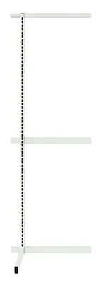Quantum WS-SS18HCAD Partition Wall Frame, 18"W x 70"H, Oyster White