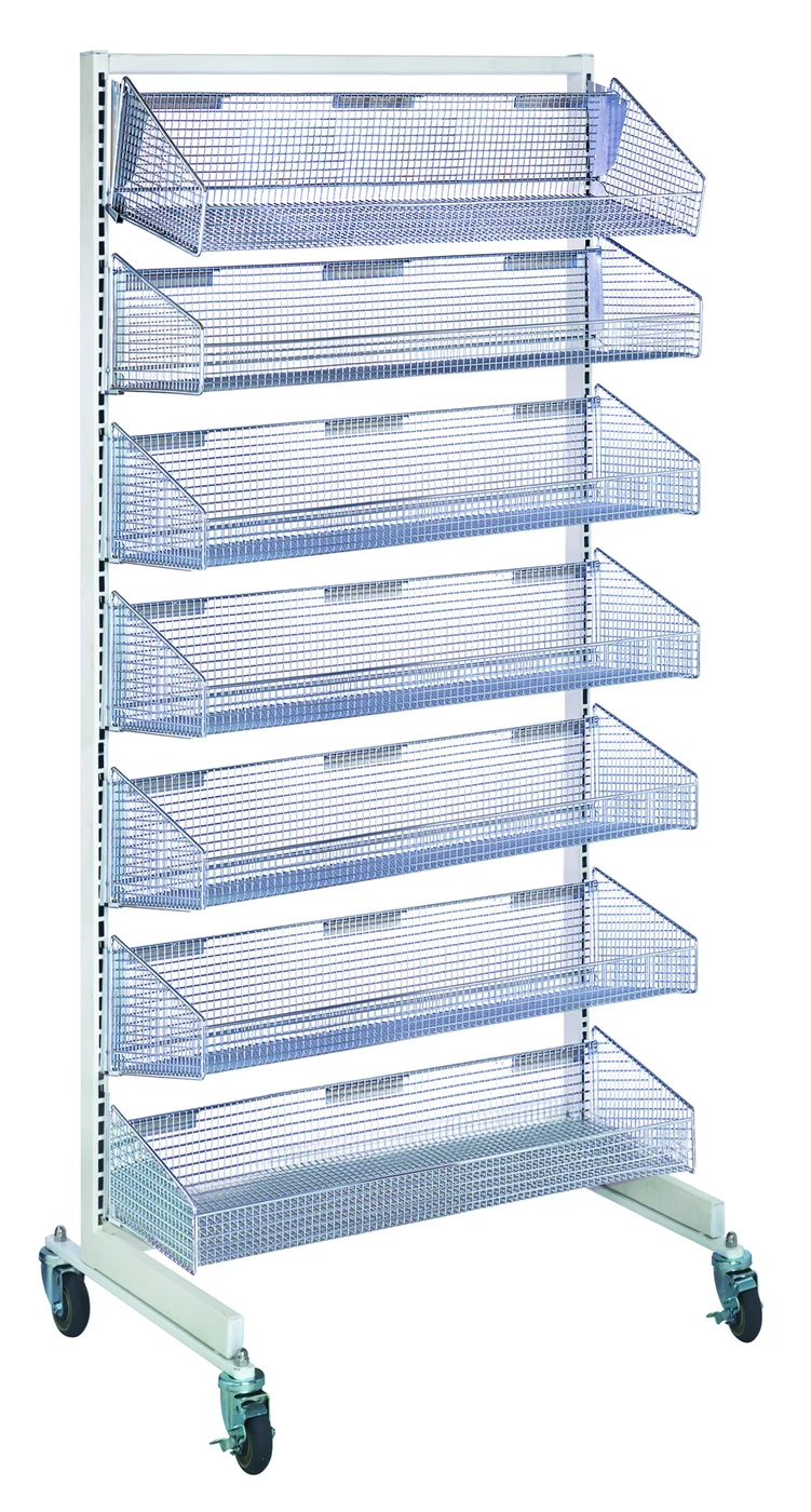 Quantum WS70-SS36-7S Mobile Partition Wall Starter Unit, 36"W x 26"D x 74"H, Oyster White