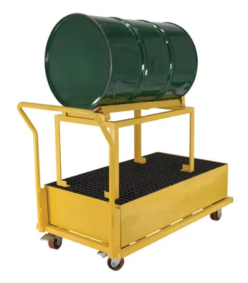 Vestil SRBC-HR-YL Steel Horizontal Spill Pallet