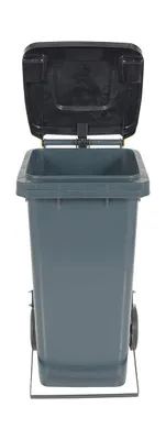 TH-32-GY-FL trash can shown from an alternate angle