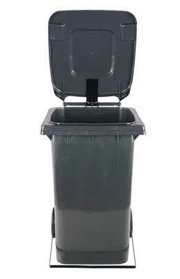TH-95-GY-FL trash can shown from an alternate angle