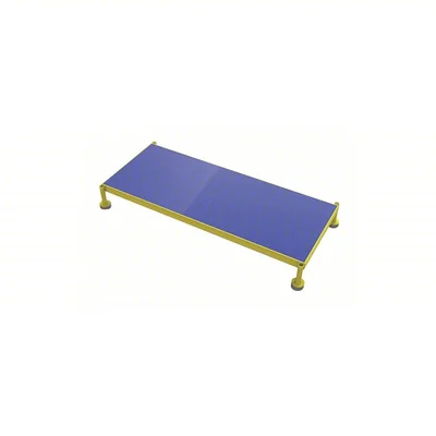 Tri-Arc 1-Step Rolling Ladder, 48" base, 48" top step, 19" wide platform, 800 lb capacity