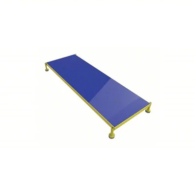 Tri-Arc 1-Step Rolling Ladder, 72" base, 72" top step, 24" wide platform, 800 lb capacity
