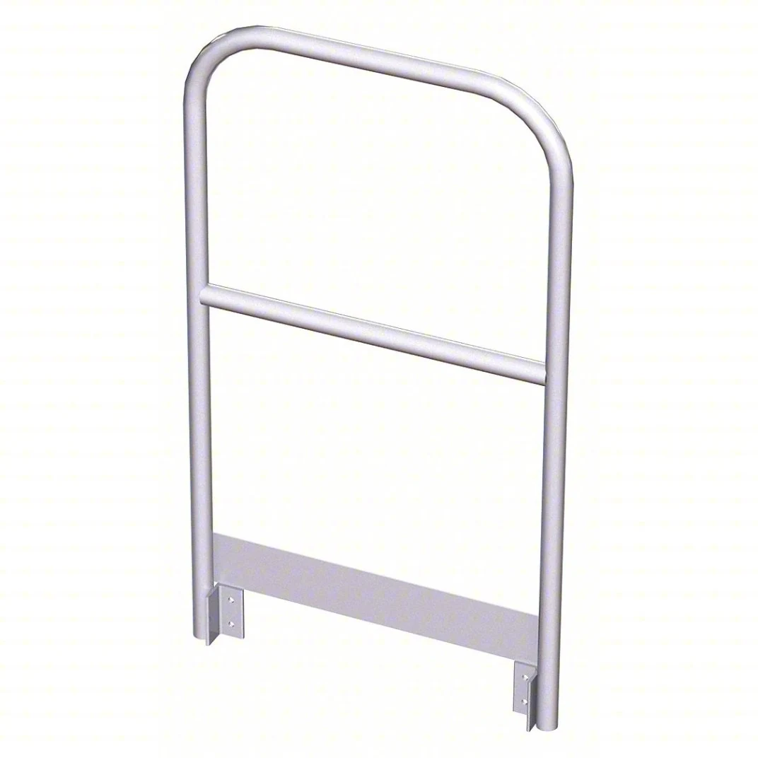 Tri-Arc MPASGR30 Tri-Arc Platform Handrail: 42 In Overall Height, 30 In Overall Lg, Aluminum, 500 Lb Load Capacity
