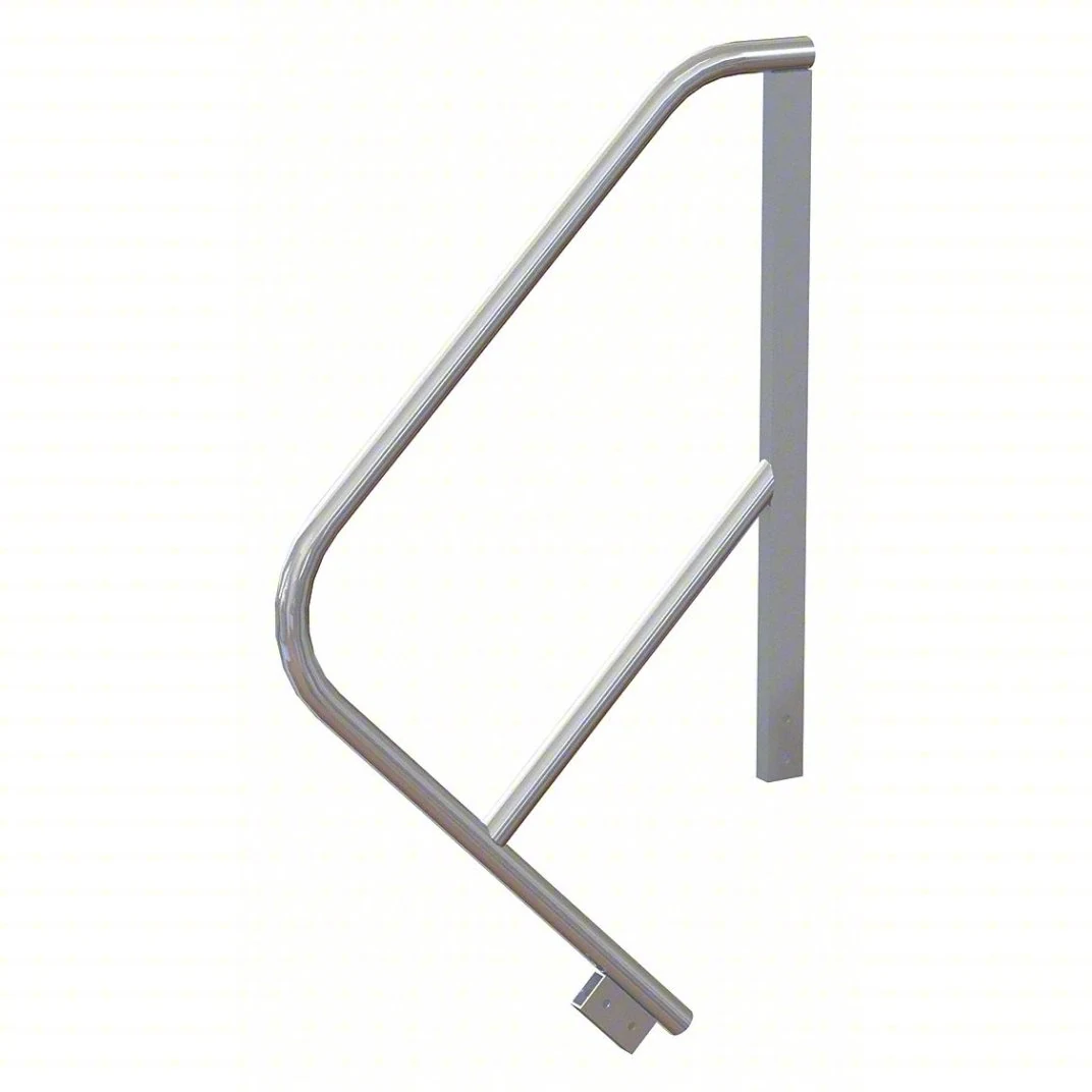 Tri-Arc MPASHR4 Tri-Arc Ladder Handrail: 32 In Overall Height, For Use With Mfr. No. MPASHR4, Aluminum