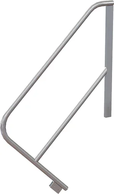Tri-Arc MPASHR5 Tri-Arc Ladder Handrail: 32 In Overall Height, For Use With Mfr. No. MPASHR5, Aluminum
