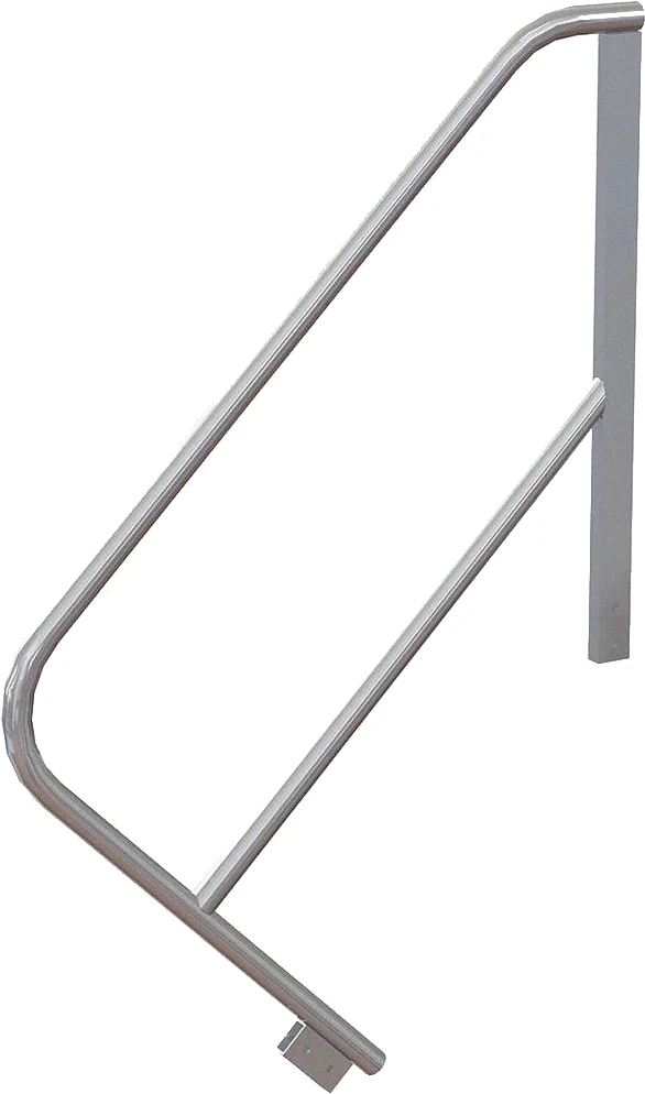 Tri-Arc MPASHR5 Tri-Arc Ladder Handrail: 32 In Overall Height, For Use With Mfr. No. MPASHR5, Aluminum