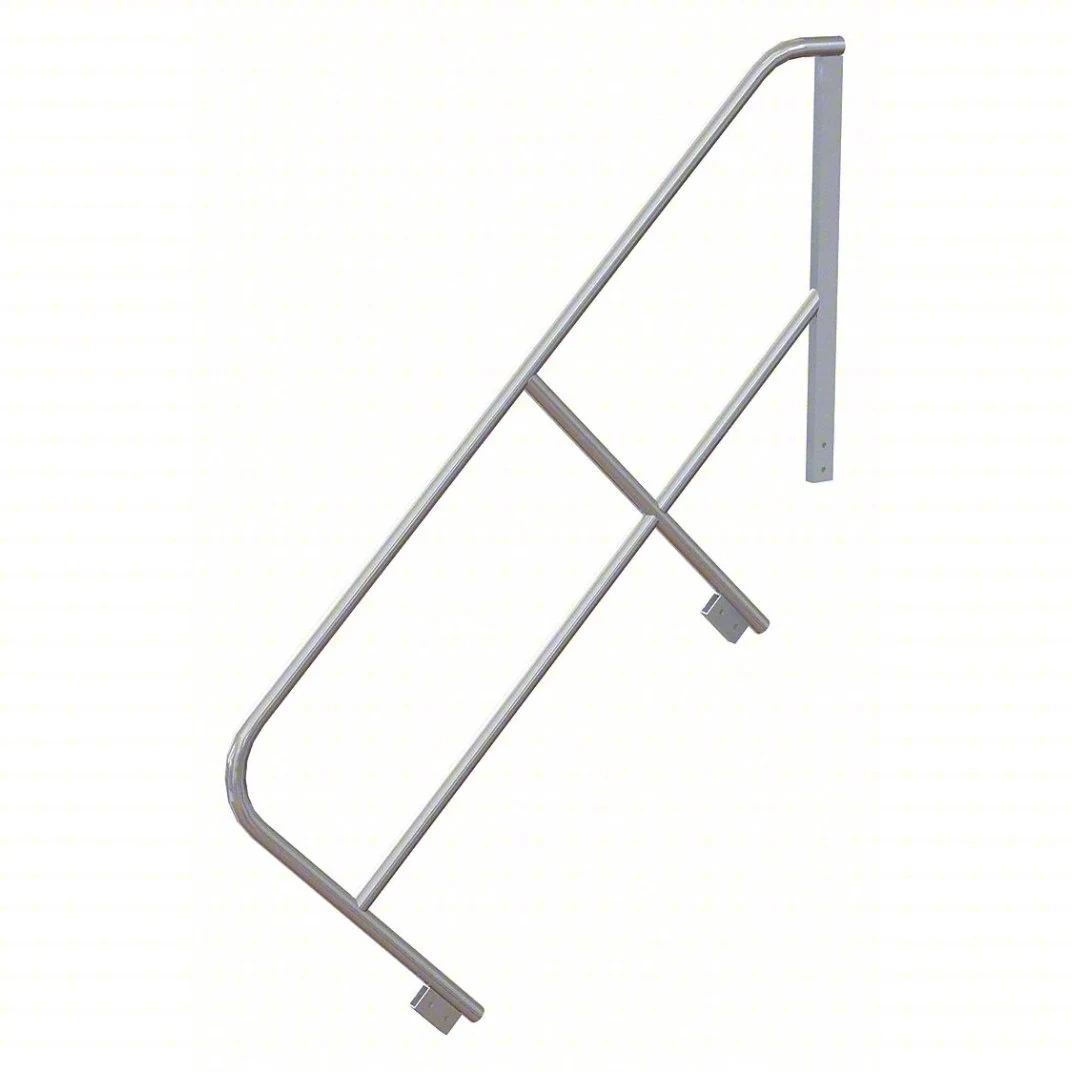 Tri-Arc MPASHR7 Tri-Arc Ladder Handrail: 32 In Overall Height, For Use With Mfr. No. MPASHR7, Aluminum