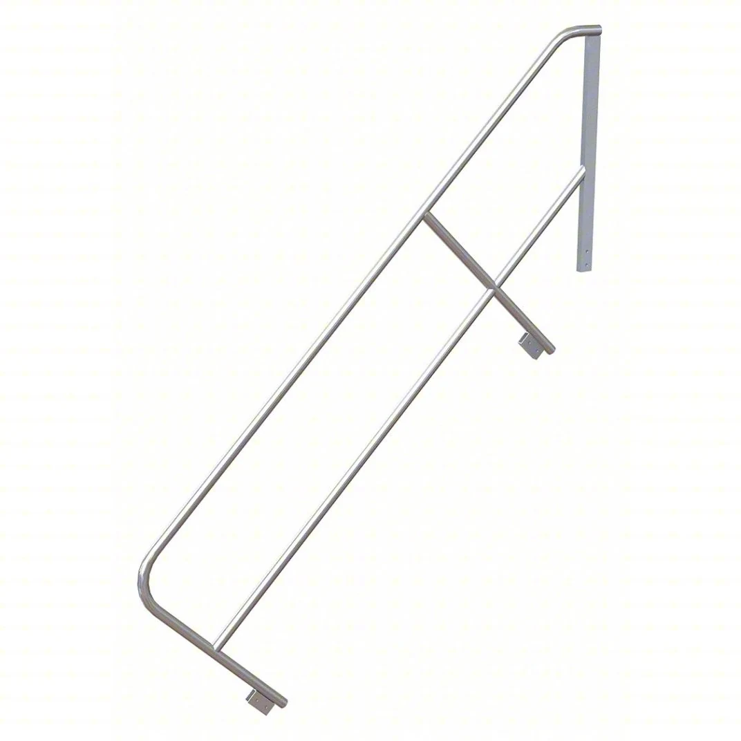 Tri-Arc MPASHR9 Tri-Arc Ladder Handrail: 32 In Overall Height, For Use With Mfr. No. MPASHR9, Aluminum