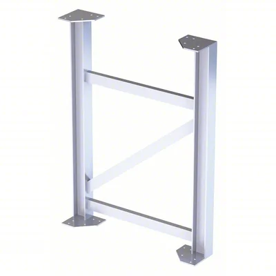 Tri-Arc MPASST5 Tri-Arc Support Leg: 45 In Overall Height, 30 In Overall Wide, Aluminum, 500 Lb Load Capacity