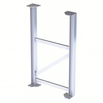 Tri-Arc MPASST6 Tri-Arc Support Leg: 54 In Overall Height, 30 In Overall Wide, Aluminum, 500 Lb Load Capacity