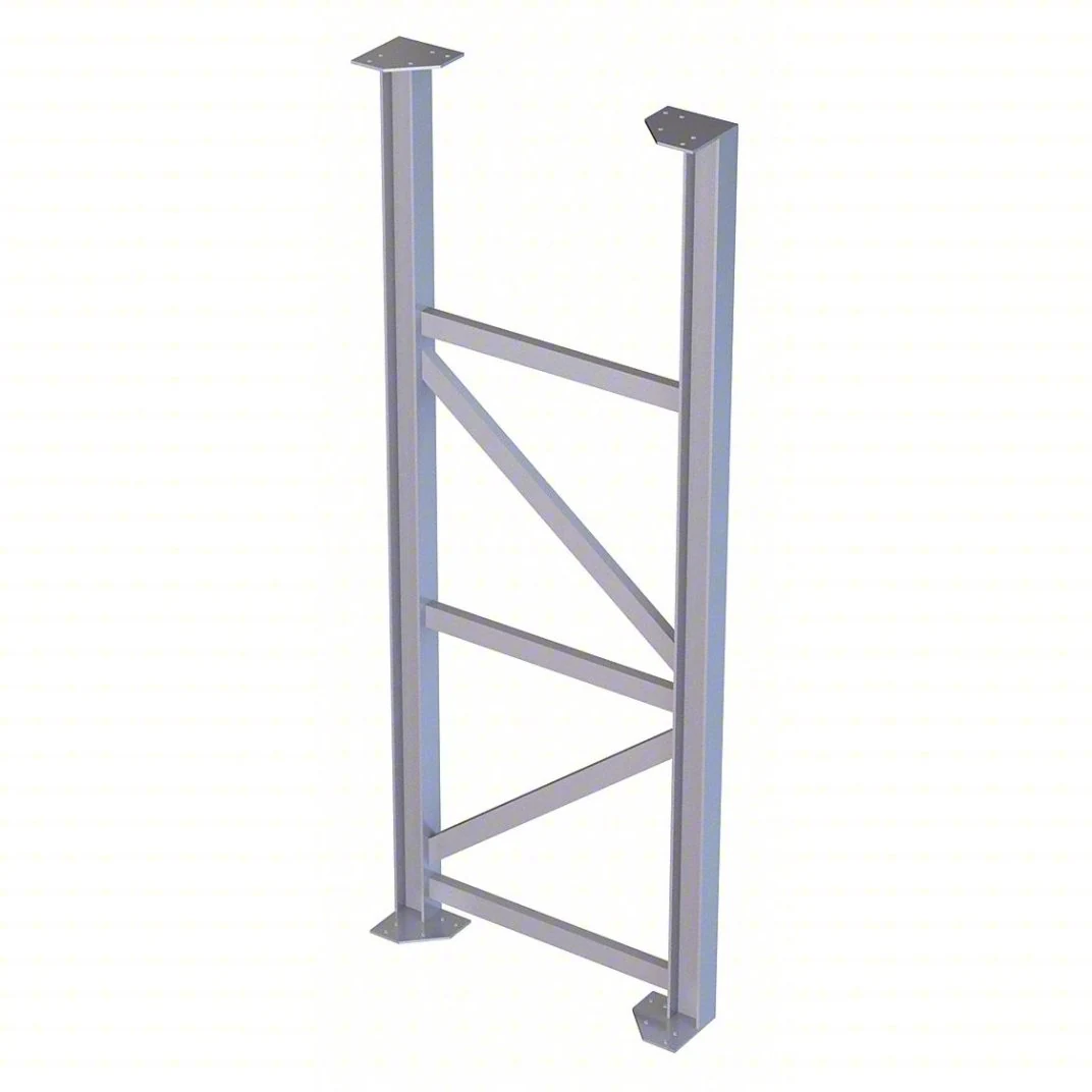 Tri-Arc MPASST9 Tri-Arc Support Leg: 81 In Overall Height, 30 In Overall Wide, Aluminum, 500 Lb Load Capacity