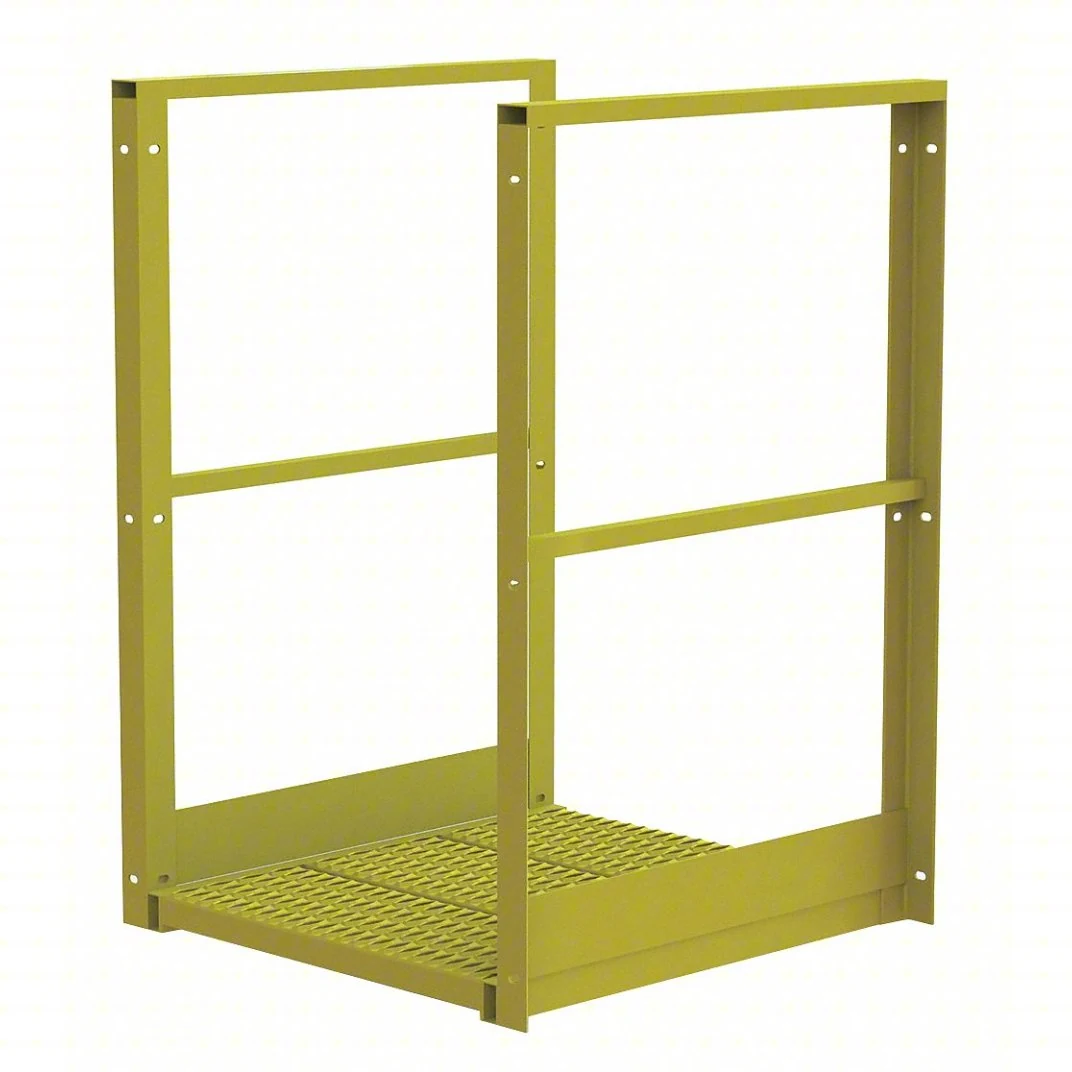 Tri-Arc Work Platform, 30" bridge span, 1,000 lb capacity, perforated tread