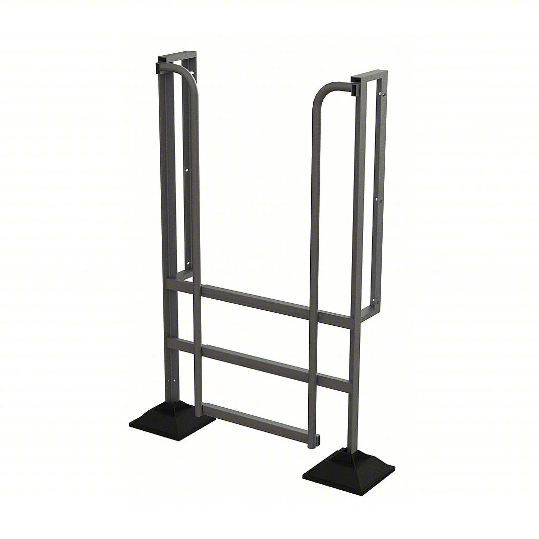 Tri-Arc 3-Step Aluminum Rolling Ladder, 30" top step, 500 lb capacity