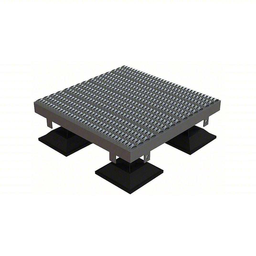 Tri-Arc 1-Step Aluminum Rolling Ladder, 36" wide platform, 500 lb capacity, serrated tread