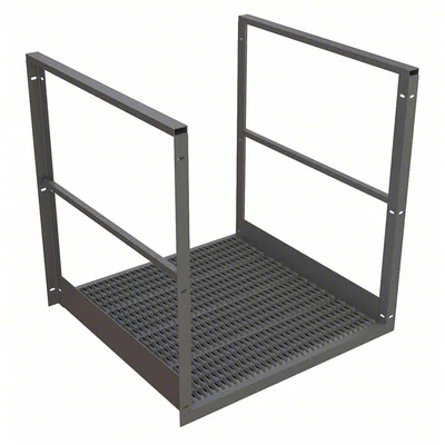 Tri-Arc URTSB36 Tri-Arc Bridge Span: 36 in Overall Height, Serrated, 40 in Platform Lg, 38 in Platform Wide, Aluminum