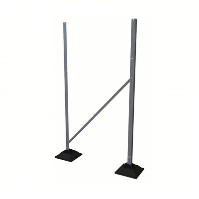 Tri-Arc URTSL60 Tri-Arc Support Leg: 60 in Overall Height, 36 in Overall Wide, 500 lb Load Capacity, Aluminum