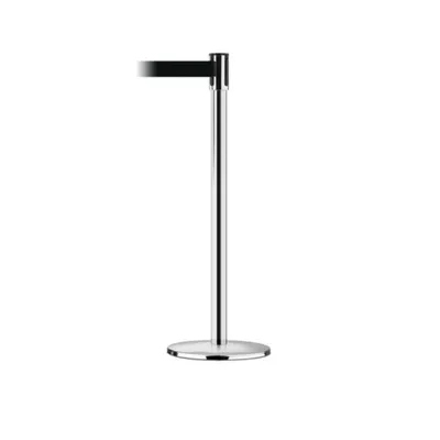 Vestil TSB-NBM Steel Tensabarrier with Receiver Clips and Steel Base Cover
