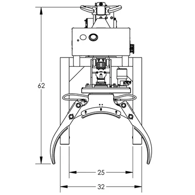 Drum Lift & Rotator Fully Powered F80143A6, 1,000 lb. Capacity