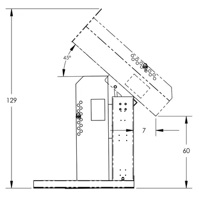 Drum Dumper F80158A8, 1,500 lb. Capacity
