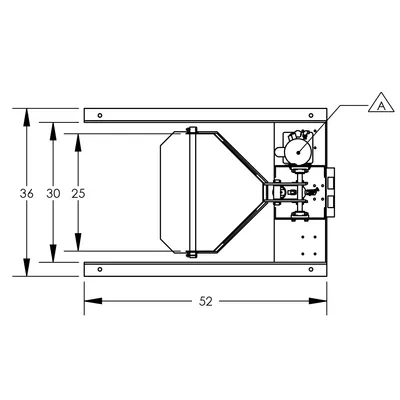 Drum Dumper F80162A2, 1,500 lb. Capacity