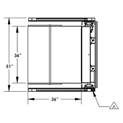 Box Dumper F80174A4, 4,000 lb. Capacity