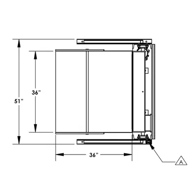 Box Dumper F80175A5, 2,000 lb. Capacity