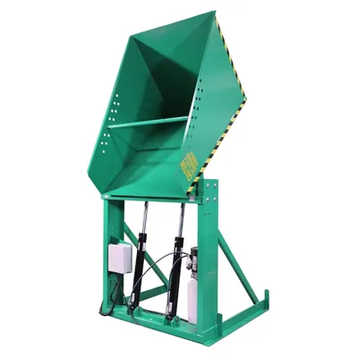 Box Dumper F80175A5, 2,000 lb. Capacity Front Side View