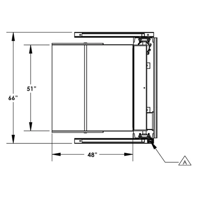 Box Dumper F80180A0, 4,000 lb. Capacity