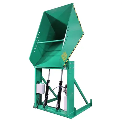Box Dumper F80184A4, 2,000 lb. Capacity Front Side View
