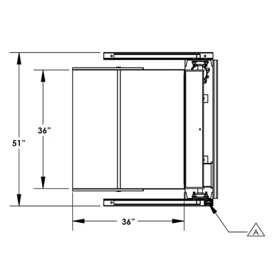 Box Dumper F80189A9, 4,000 lb. Capacity