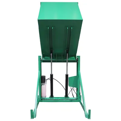 Box Dumper F80190A0, 2,000 lb. Capacity Rear View