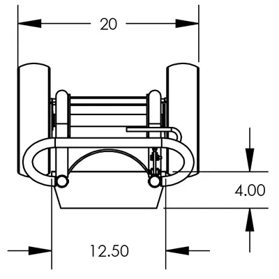 Hand Truck F81238A9, 600 lb. Capacity