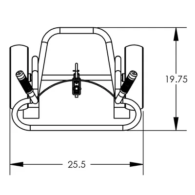 Drum Hand Truck F81600A9L, 1,000 lb. Capacity