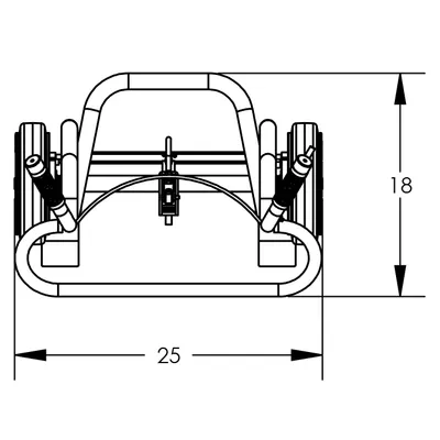 Drum Hand Truck F81625A0C, 1,000 lb. Capacity