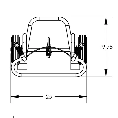 Drum Hand Truck F81735A7, 1,000 lb. Capacity