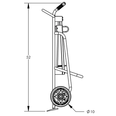 Drum Hand Truck F81735A7F, 1,000 lb. Capacity
