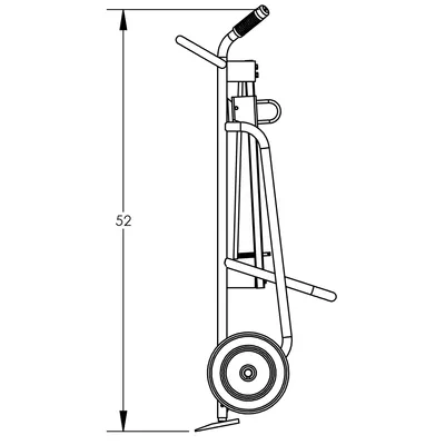 Drum Hand Truck F81895A3L, 1,000 lb. Capacity
