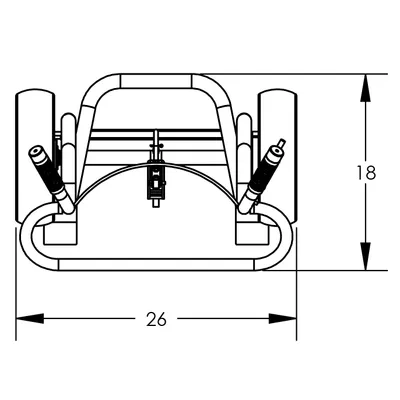 Drum Hand Truck F81925A7, 1,000 lb. Capacity