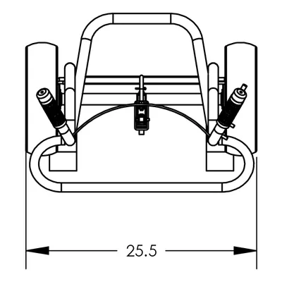 Drum Hand Truck F82025A4F, 1,000 lb. Capacity