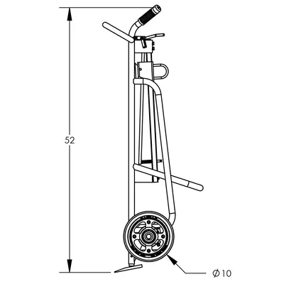 Drum Hand Truck F82150A1F, 1,000 lb. Capacity