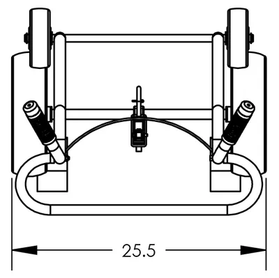 Drum Hand Truck F82375A0F, 1,000 lb. Capacity