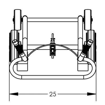 Drum Hand Truck F82425A0, 1,000 lb. Capacity