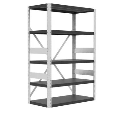 Heavy Duty Shelving F82437A6, 48"x24"x72"