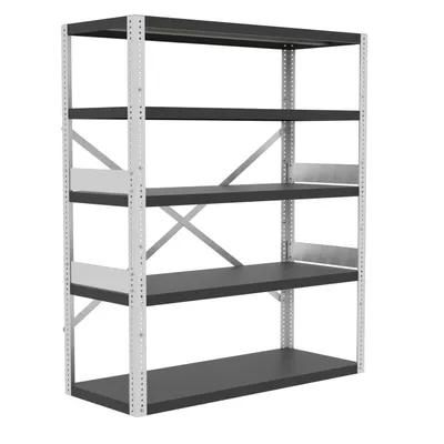 Heavy Duty Shelving F82438A5, 60"x24"x72"