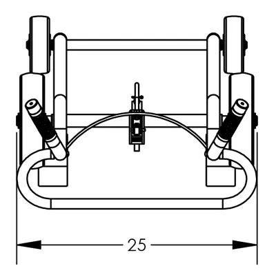 Drum Hand Truck F82645A4F, 1,000 lb. Capacity