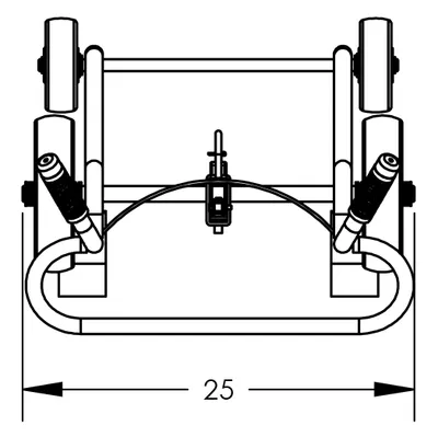 Drum Hand Truck F82845A2F, 1,000 lb. Capacity