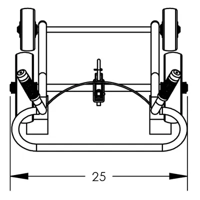 Drum Hand Truck F82895A1, 1,000 lb. Capacity