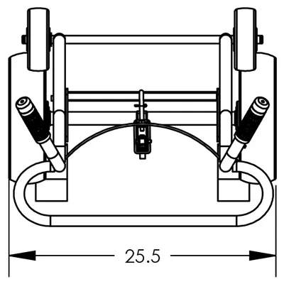 Drum Hand Truck F83160A7, 1,000 lb. Capacity