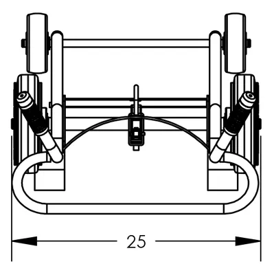 Drum Hand Truck F83450A6F, 1,000 lb. Capacity